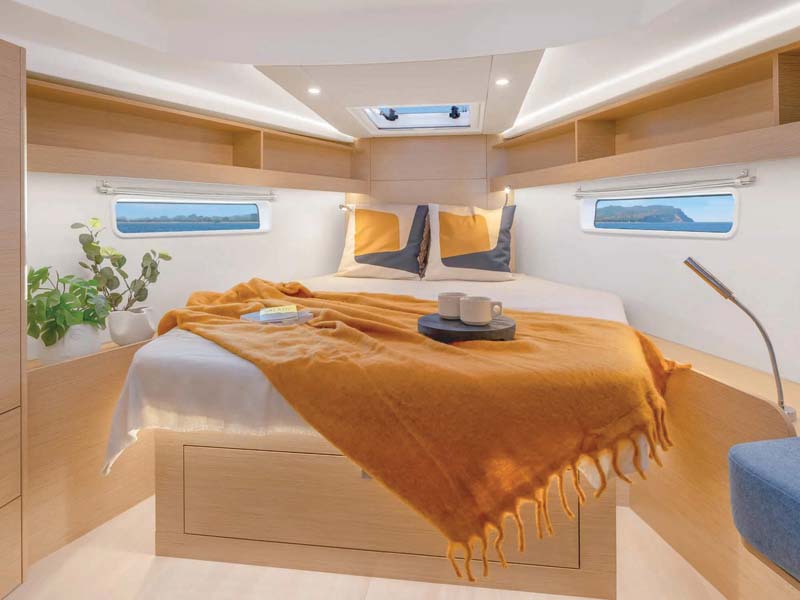 Hanse 410 master stateroom