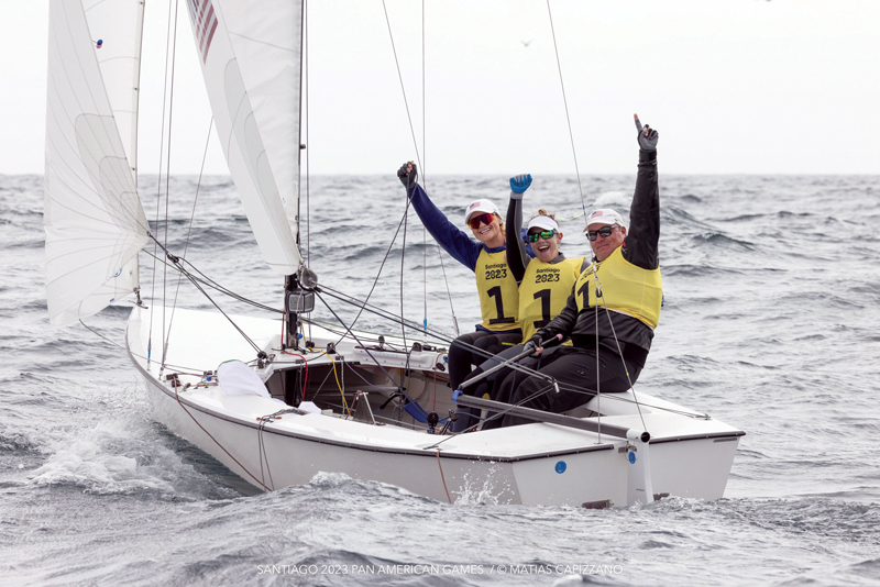 Allan Terhune's winning team at the Pan Am Games 2023